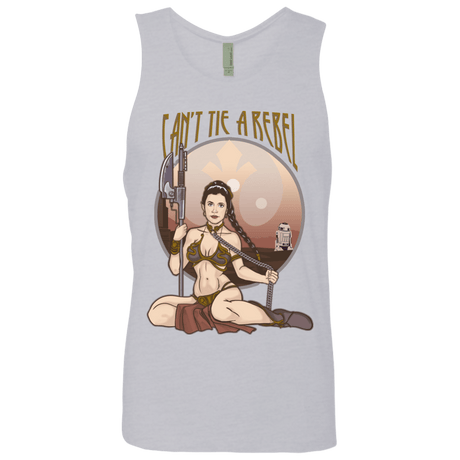T-Shirts Heather Grey / Small Can't Tie a Rebel Men's Premium Tank Top