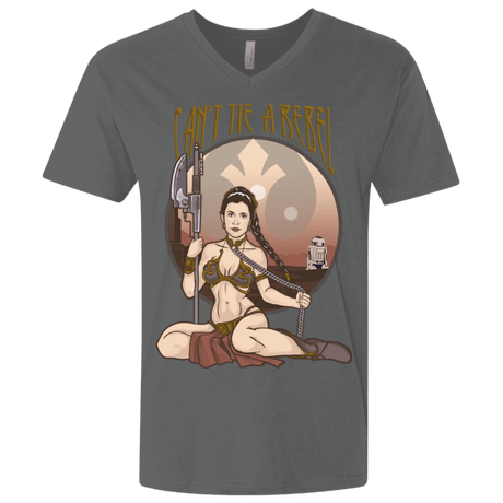 T-Shirts Heavy Metal / X-Small Can't Tie a Rebel Men's Premium V-Neck