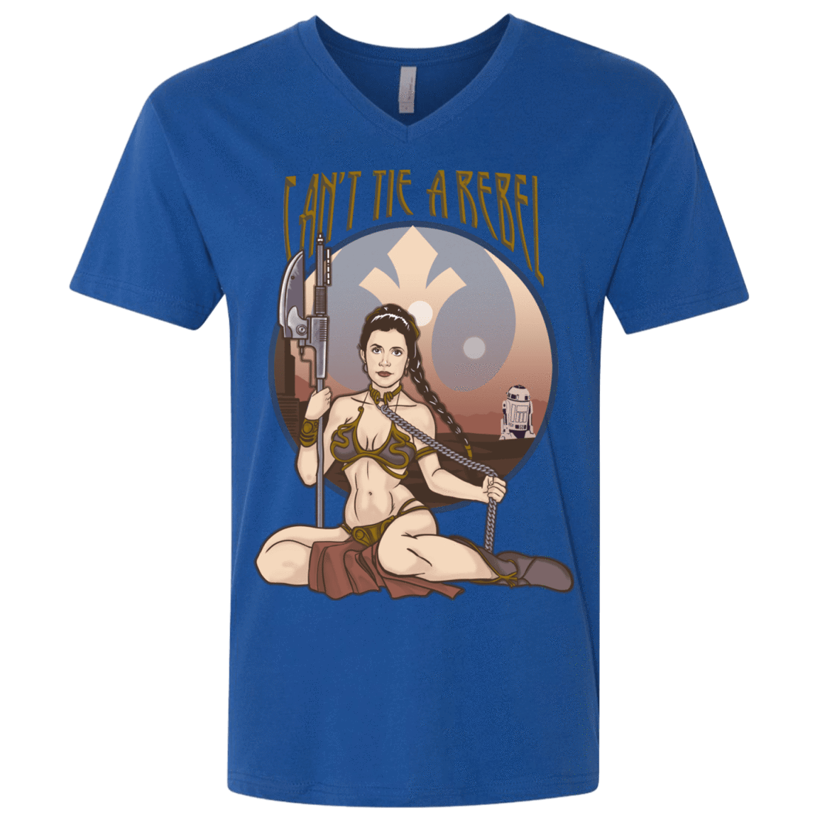 T-Shirts Royal / X-Small Can't Tie a Rebel Men's Premium V-Neck