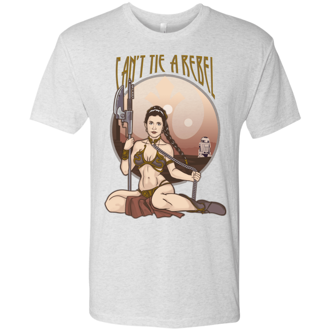 T-Shirts Heather White / Small Can't Tie a Rebel Men's Triblend T-Shirt