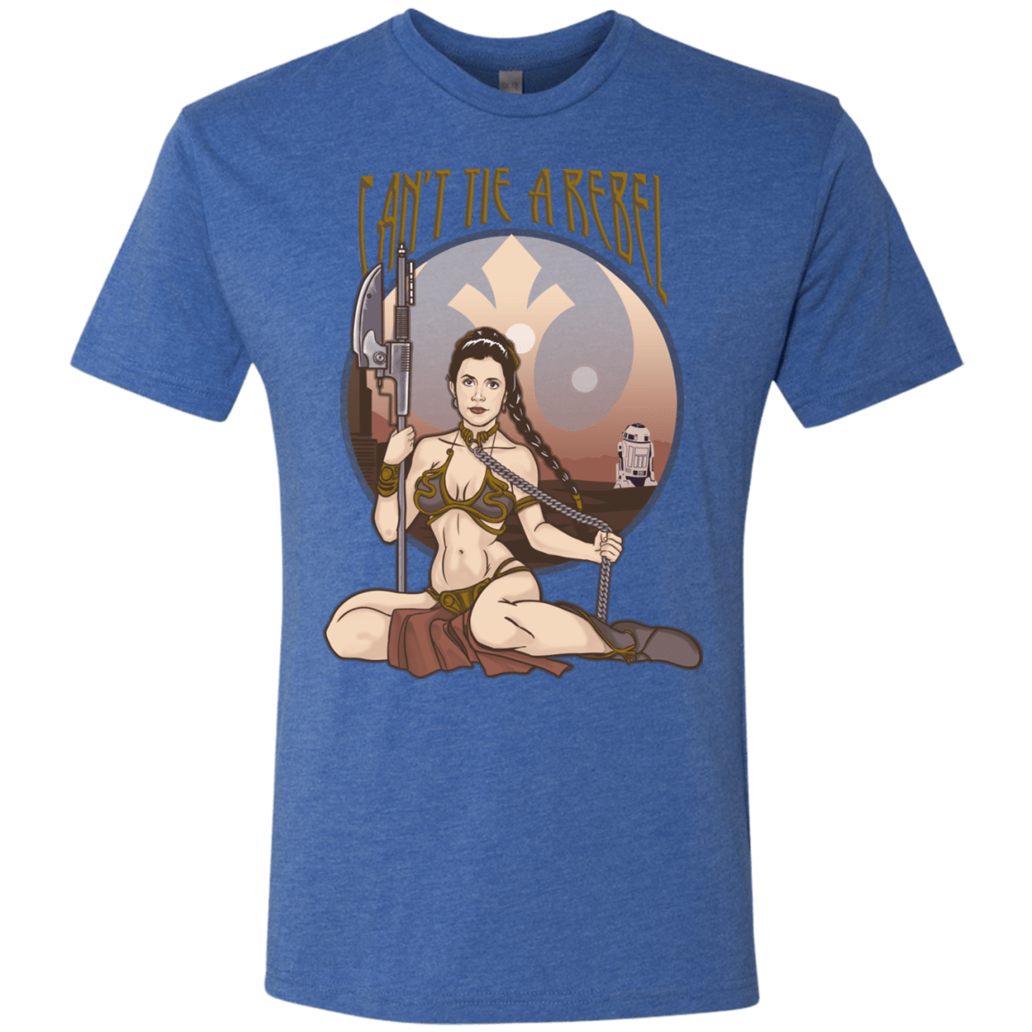 T-Shirts Vintage Royal / Small Can't Tie a Rebel Men's Triblend T-Shirt