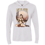 T-Shirts Heather White / X-Small Can't Tie a Rebel Triblend Long Sleeve Hoodie Tee