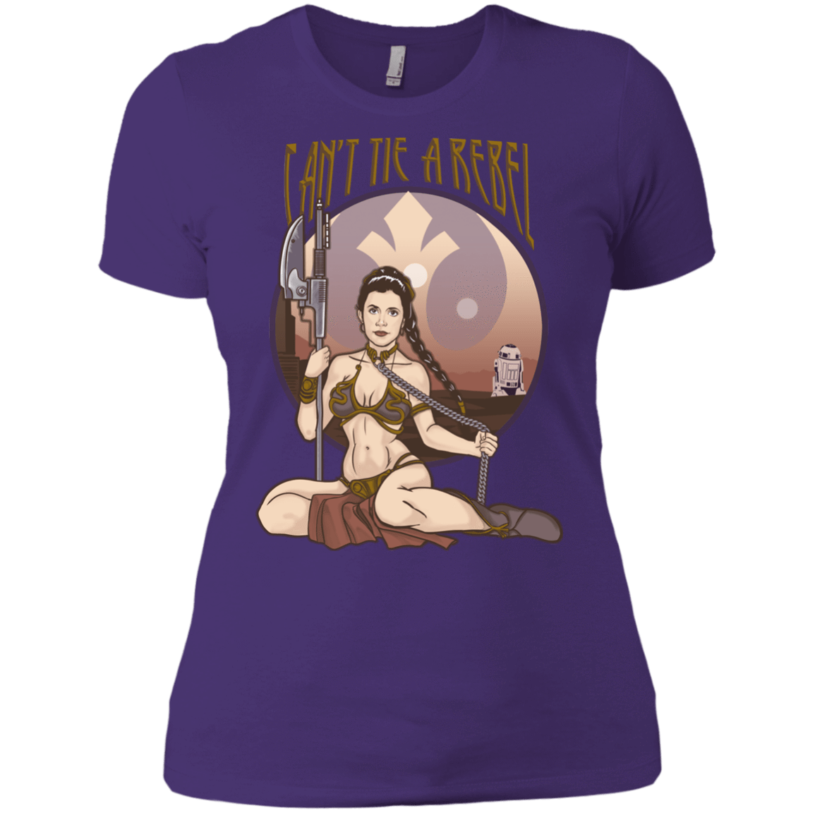 T-Shirts Purple / X-Small Can't Tie a Rebel Women's Premium T-Shirt