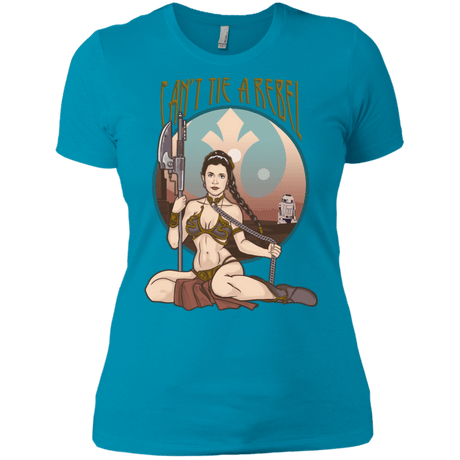 T-Shirts Turquoise / X-Small Can't Tie a Rebel Women's Premium T-Shirt