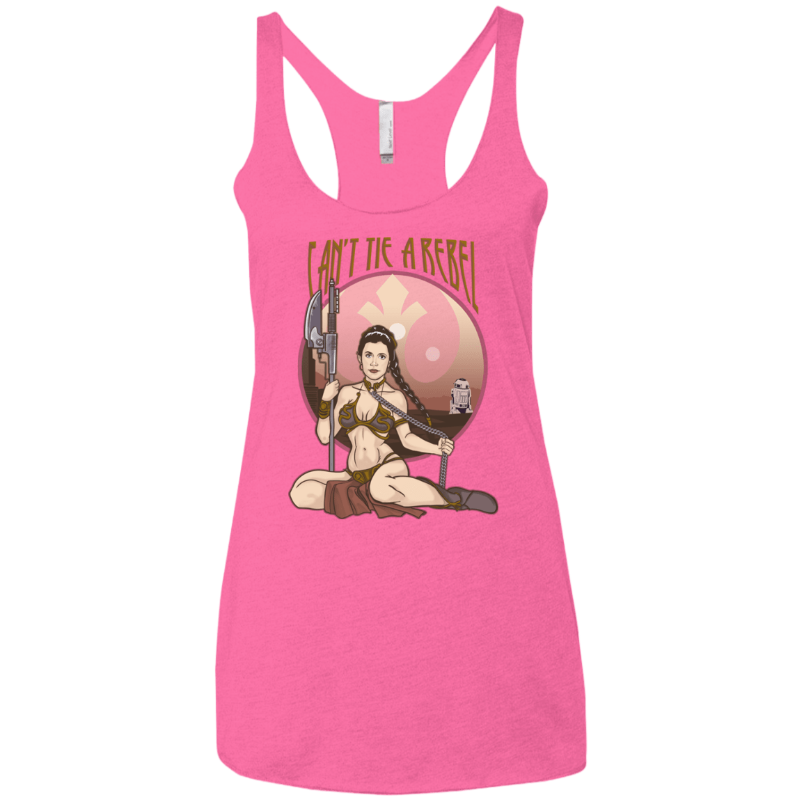T-Shirts Vintage Pink / X-Small Can't Tie a Rebel Women's Triblend Racerback Tank