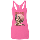 T-Shirts Vintage Pink / X-Small Can't Tie a Rebel Women's Triblend Racerback Tank