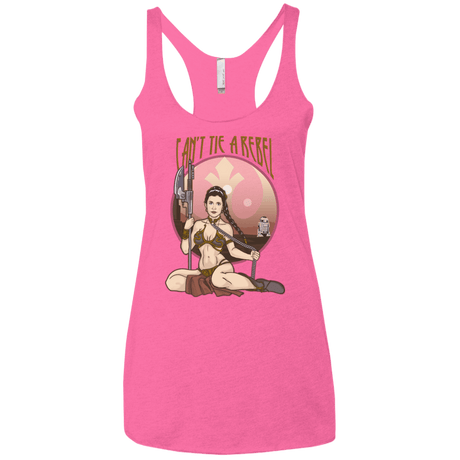 T-Shirts Vintage Pink / X-Small Can't Tie a Rebel Women's Triblend Racerback Tank