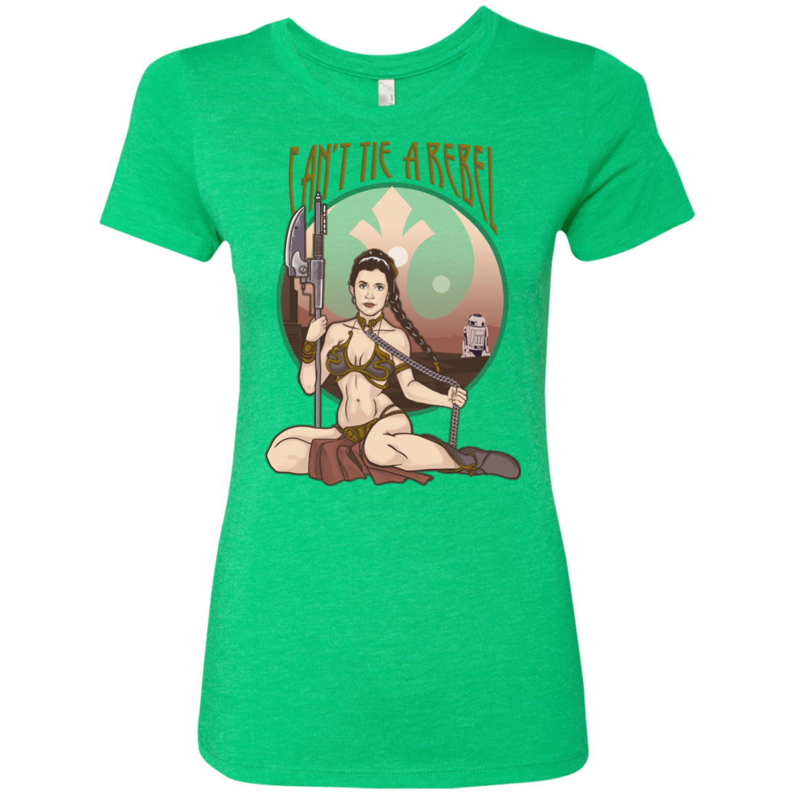 T-Shirts Envy / Small Can't Tie a Rebel Women's Triblend T-Shirt