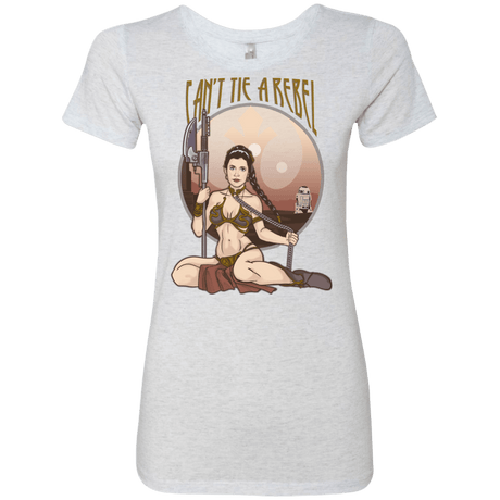 T-Shirts Heather White / Small Can't Tie a Rebel Women's Triblend T-Shirt