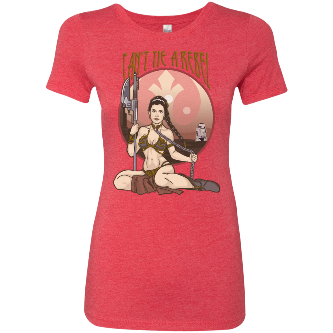 T-Shirts Vintage Red / Small Can't Tie a Rebel Women's Triblend T-Shirt