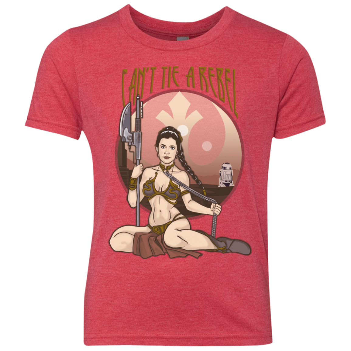 T-Shirts Vintage Red / YXS Can't Tie a Rebel Youth Triblend T-Shirt