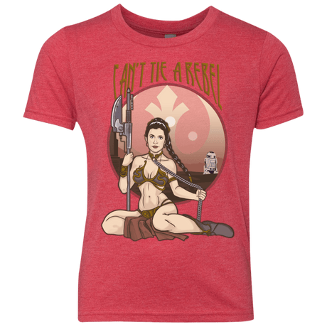 T-Shirts Vintage Red / YXS Can't Tie a Rebel Youth Triblend T-Shirt