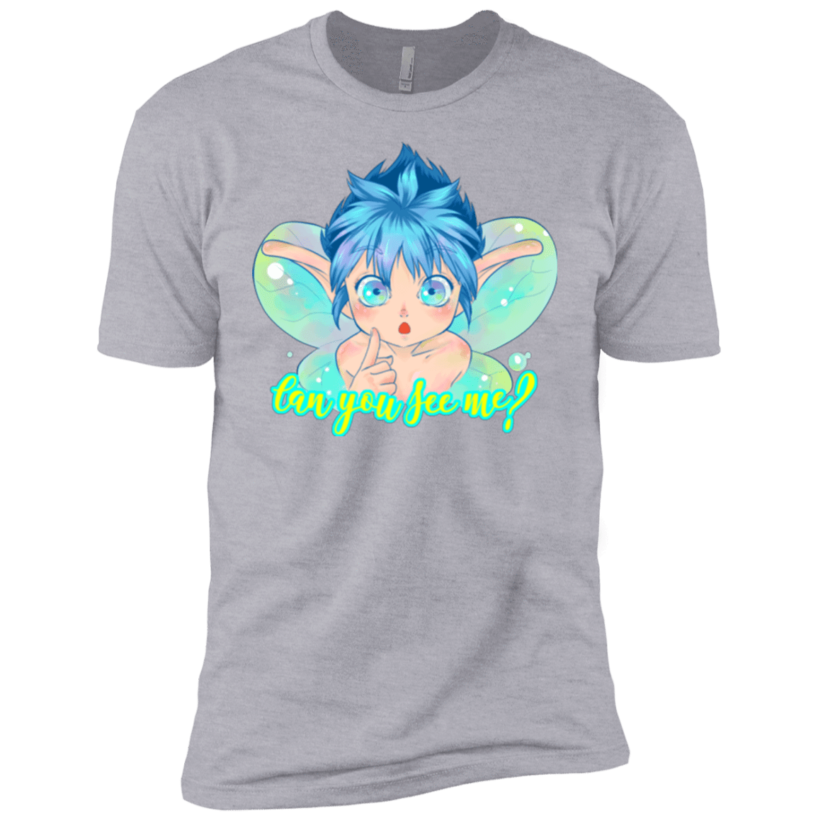 T-Shirts Heather Grey / YXS Can you see me Boys Premium T-Shirt