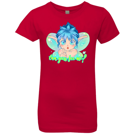 T-Shirts Red / YXS Can you see me Girls Premium T-Shirt