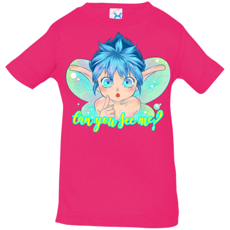 T-Shirts Hot Pink / 6 Months Can you see me Infant PremiumT-Shirt