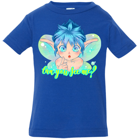 T-Shirts Royal / 6 Months Can you see me Infant PremiumT-Shirt