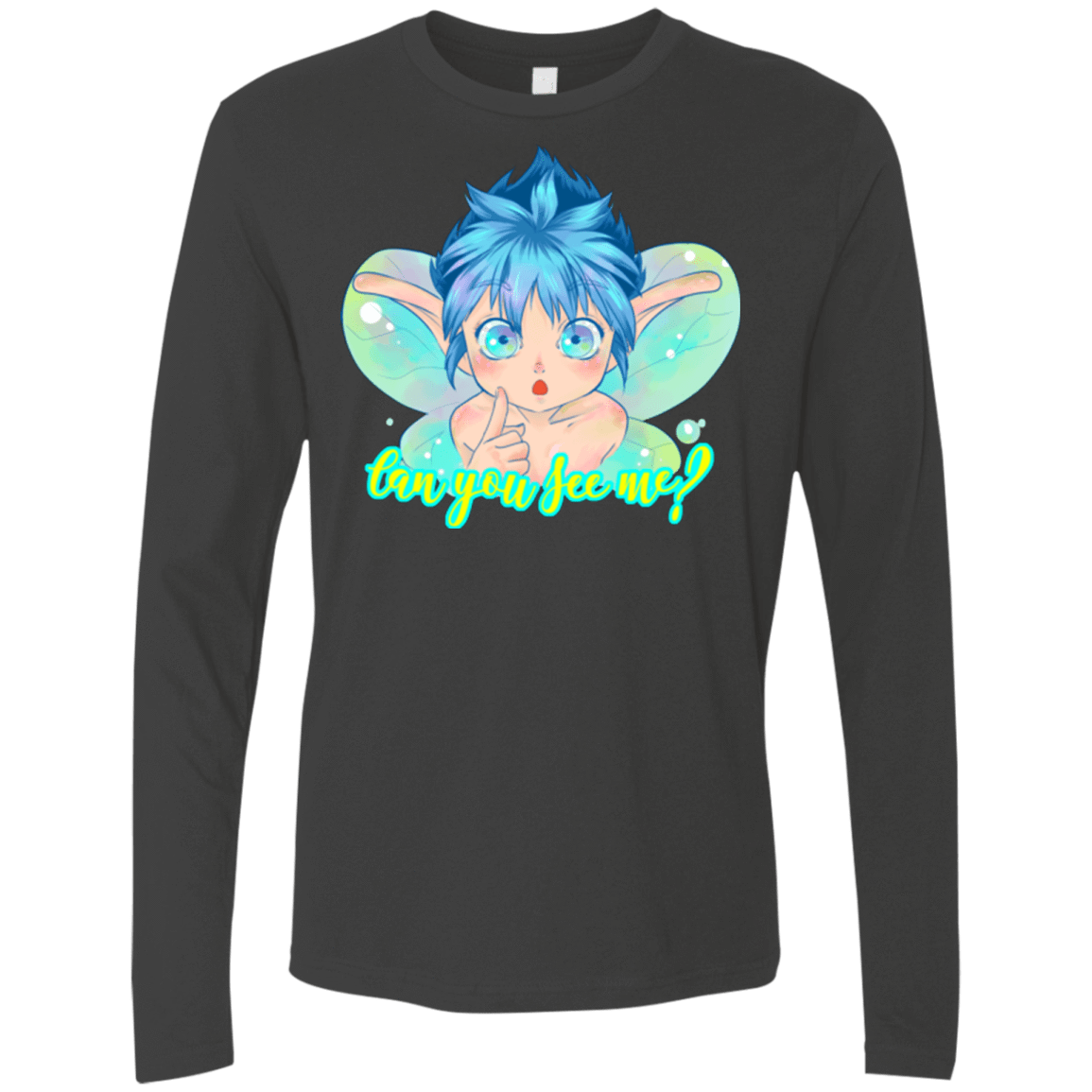 T-Shirts Heavy Metal / Small Can you see me Men's Premium Long Sleeve