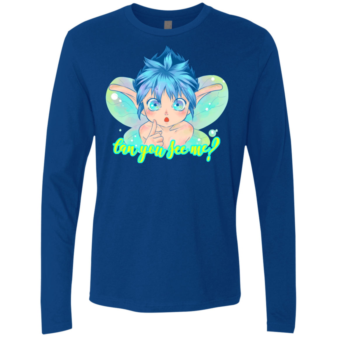 T-Shirts Royal / Small Can you see me Men's Premium Long Sleeve