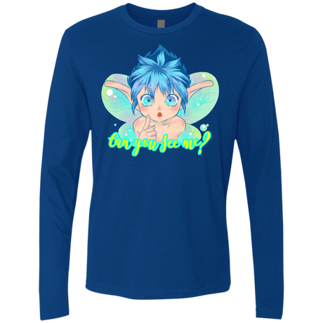 T-Shirts Royal / Small Can you see me Men's Premium Long Sleeve