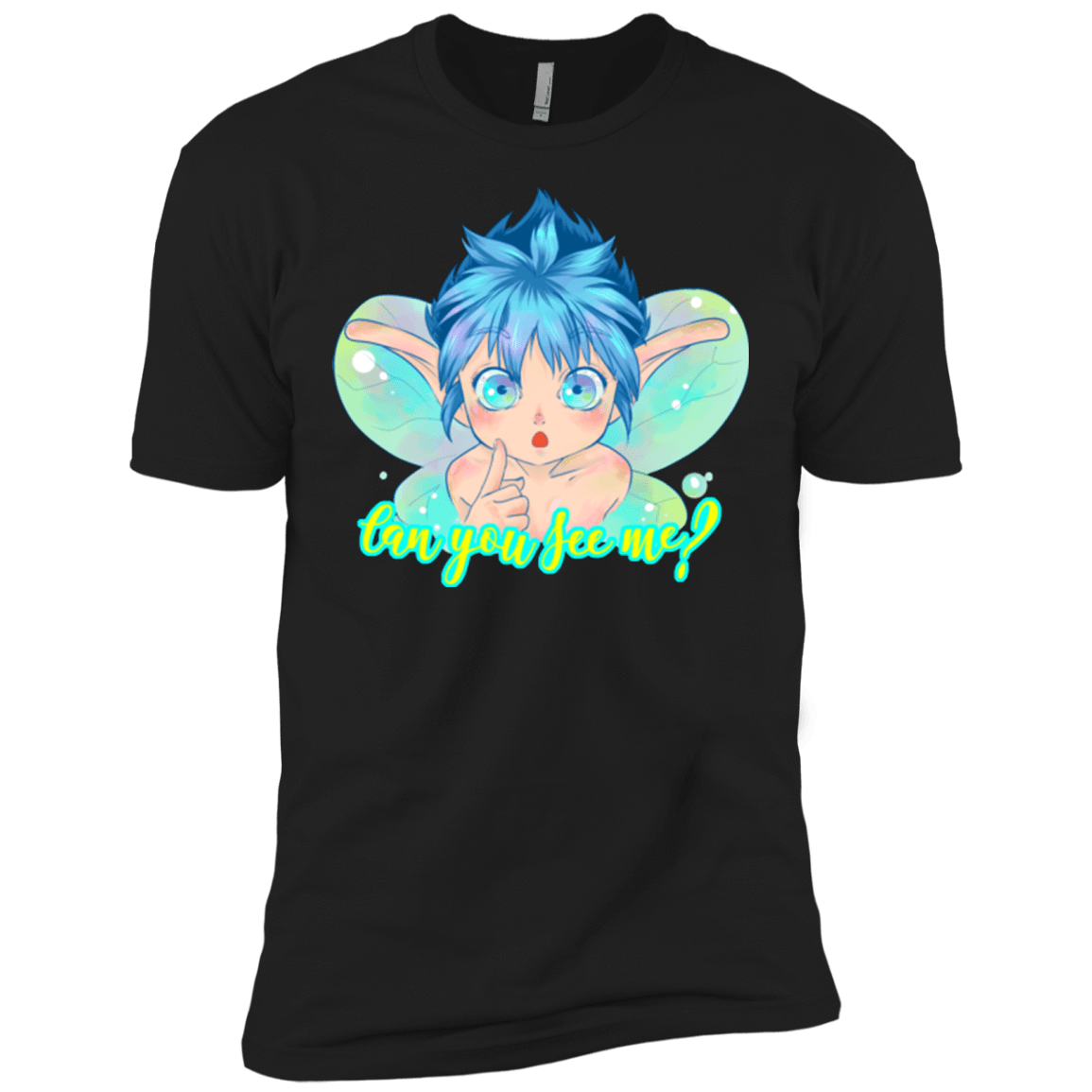 T-Shirts Black / X-Small Can you see me Men's Premium T-Shirt