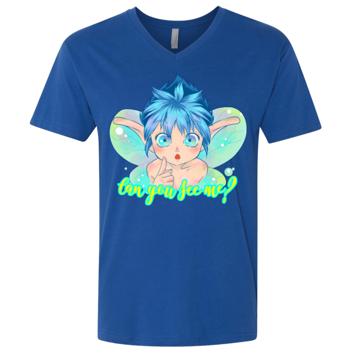 T-Shirts Royal / X-Small Can you see me Men's Premium V-Neck
