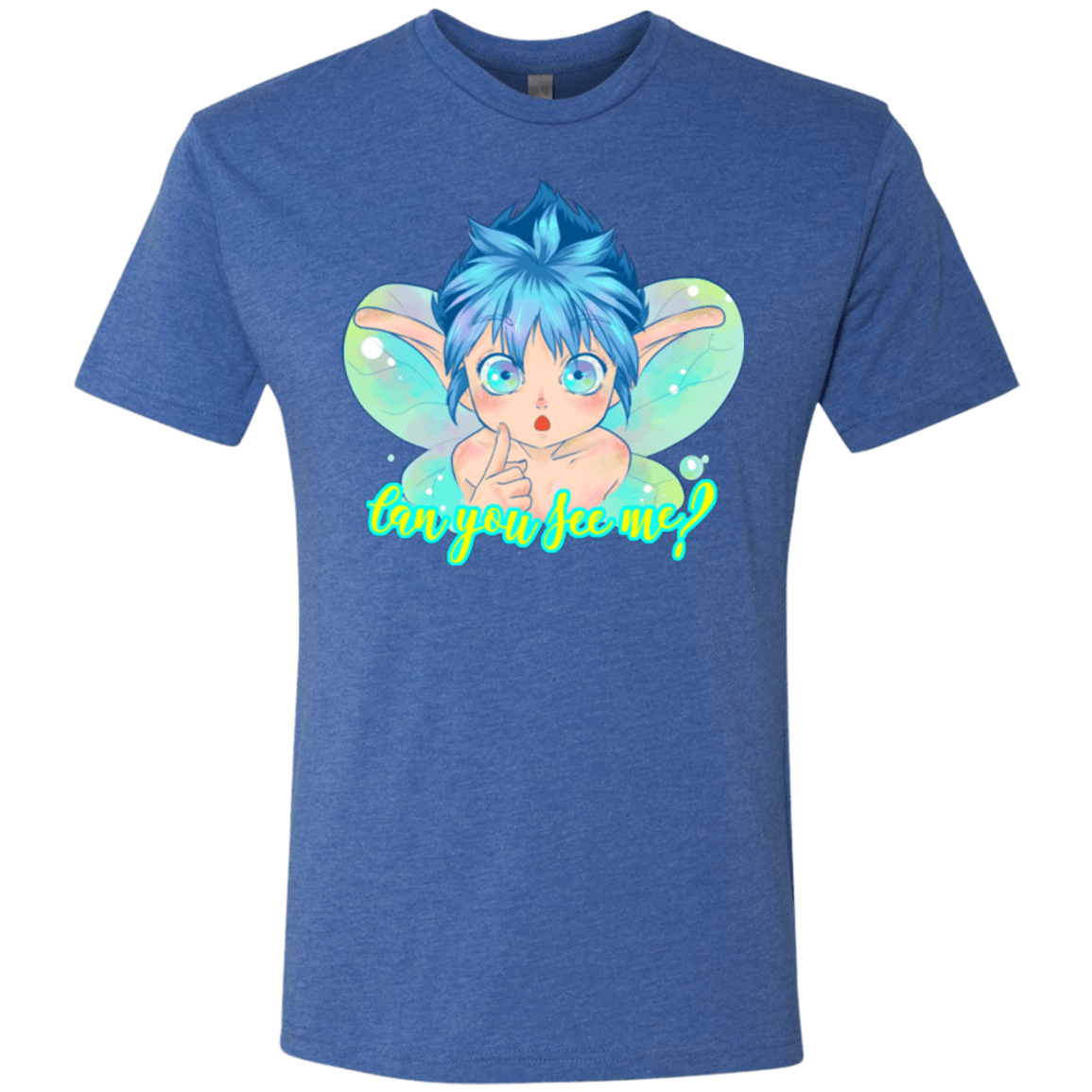 T-Shirts Vintage Royal / Small Can you see me Men's Triblend T-Shirt