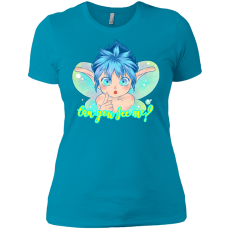 T-Shirts Turquoise / X-Small Can you see me Women's Premium T-Shirt
