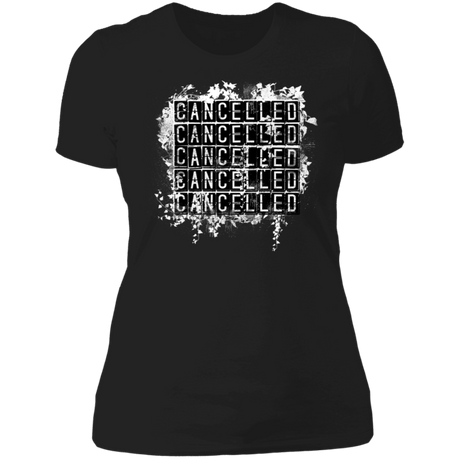 T-Shirts Black / X-Small Cancelled Women's Premium T-Shirt