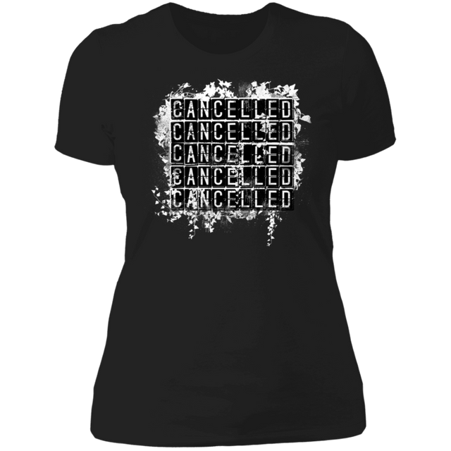 T-Shirts Black / X-Small Cancelled Women's Premium T-Shirt