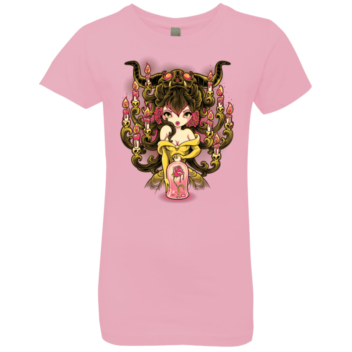 T-Shirts Light Pink / YXS Candelabra Girls Premium T-Shirt