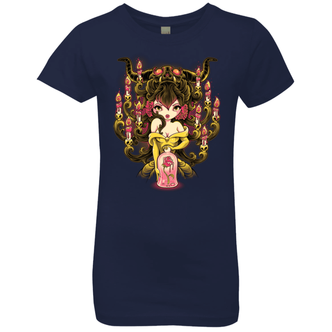 T-Shirts Midnight Navy / YXS Candelabra Girls Premium T-Shirt