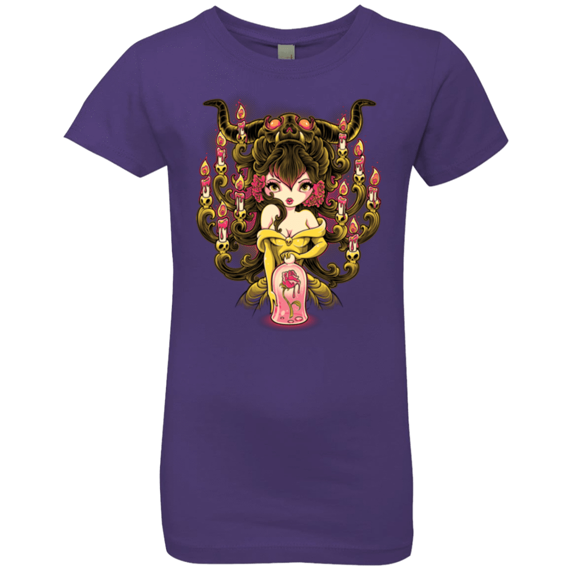 T-Shirts Purple Rush / YXS Candelabra Girls Premium T-Shirt