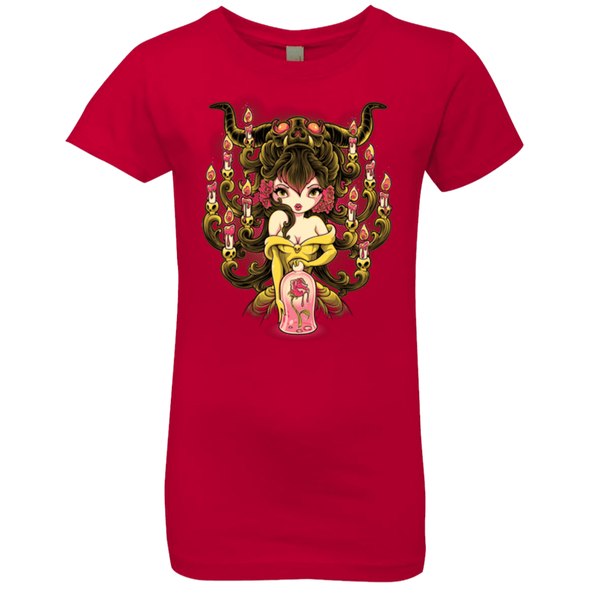 T-Shirts Red / YXS Candelabra Girls Premium T-Shirt