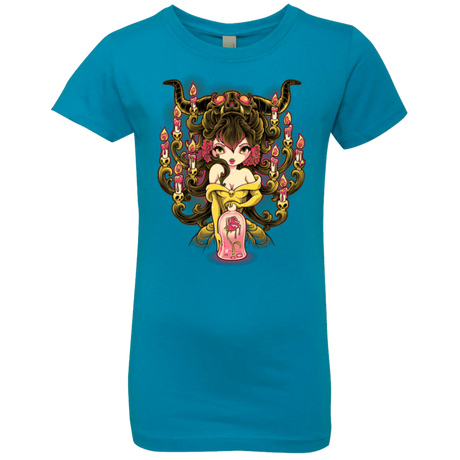 T-Shirts Turquoise / YXS Candelabra Girls Premium T-Shirt