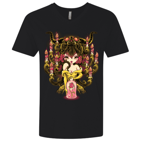 T-Shirts Black / X-Small Candelabra Men's Premium V-Neck