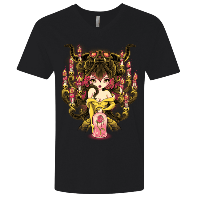 T-Shirts Black / X-Small Candelabra Men's Premium V-Neck