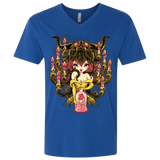 T-Shirts Royal / X-Small Candelabra Men's Premium V-Neck