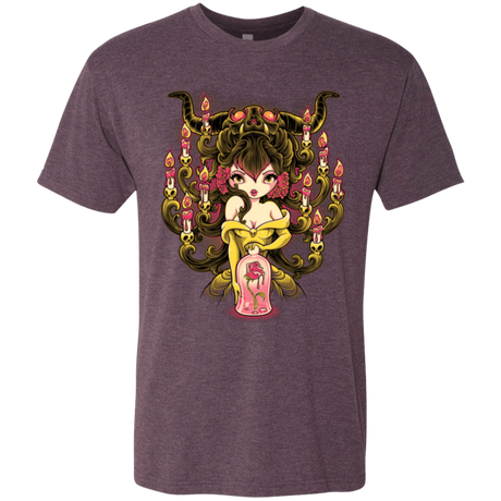 T-Shirts Vintage Purple / Small Candelabra Men's Triblend T-Shirt