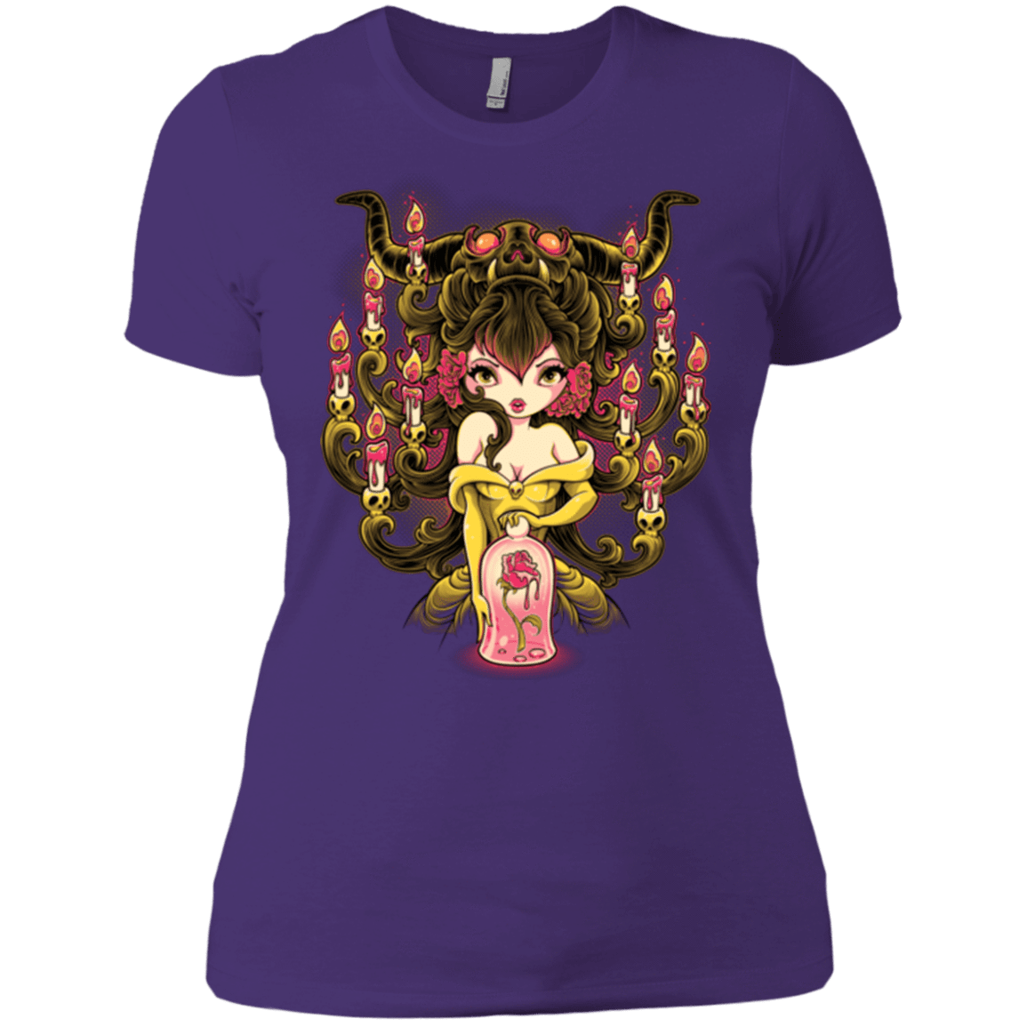 T-Shirts Purple / X-Small Candelabra Women's Premium T-Shirt