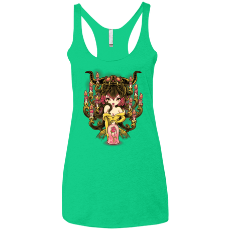 T-Shirts Envy / X-Small Candelabra Women's Triblend Racerback Tank