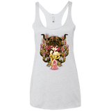 T-Shirts Heather White / X-Small Candelabra Women's Triblend Racerback Tank