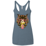 T-Shirts Indigo / X-Small Candelabra Women's Triblend Racerback Tank