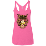 T-Shirts Vintage Pink / X-Small Candelabra Women's Triblend Racerback Tank