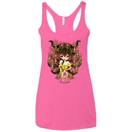 T-Shirts Vintage Pink / X-Small Candelabra Women's Triblend Racerback Tank
