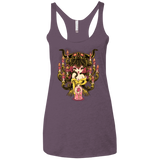 T-Shirts Vintage Purple / X-Small Candelabra Women's Triblend Racerback Tank