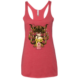 T-Shirts Vintage Red / X-Small Candelabra Women's Triblend Racerback Tank