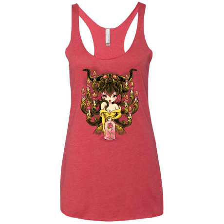 T-Shirts Vintage Red / X-Small Candelabra Women's Triblend Racerback Tank
