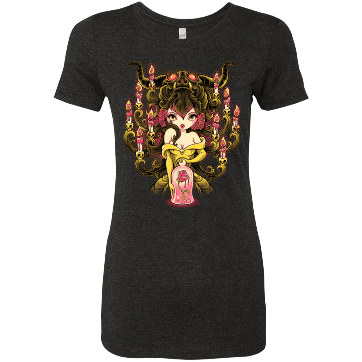 T-Shirts Vintage Black / Small Candelabra Women's Triblend T-Shirt