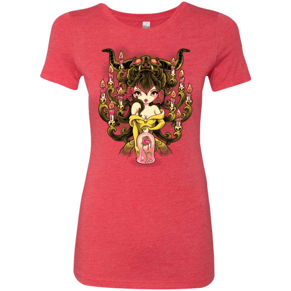 T-Shirts Vintage Red / Small Candelabra Women's Triblend T-Shirt