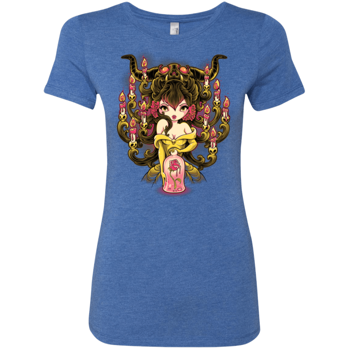T-Shirts Vintage Royal / Small Candelabra Women's Triblend T-Shirt